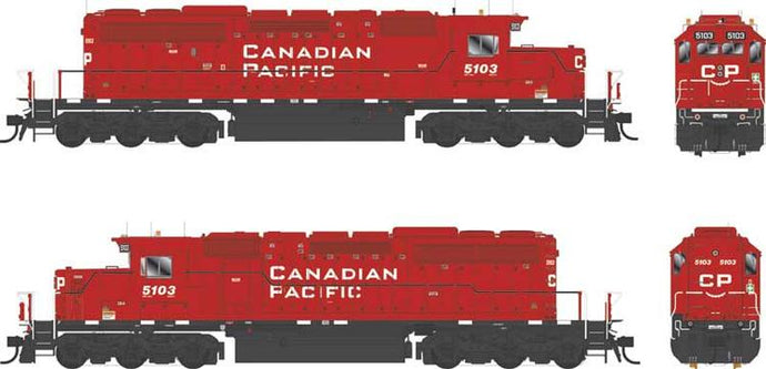 Bowser Executive HO GMD SD40-3 - w/DCC & Sound - Canadian Pacific : #5103