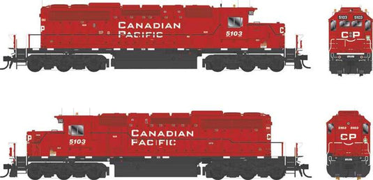 Bowser Executive HO GMD SD40-3 - w/DCC & Sound - Canadian Pacific : #5103