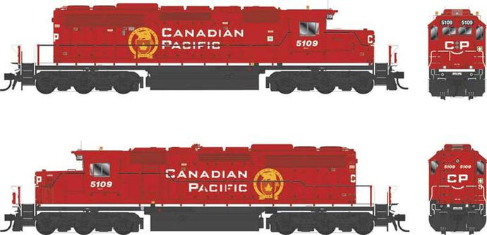 Bowser Executive HO GMD SD40-3 - w/DCC & Sound - Canadian Pacific : #5109