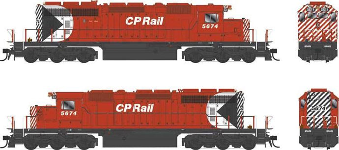 Bowser Executive HO GMD SD40-2 - w/DCC & Sound - Canadian Pacific : #5659