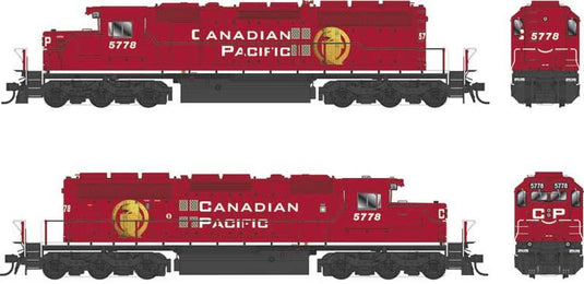 Bowser Executive HO GMD SD40-2 - w/DCC & Sound - Canadian Pacific : #5778