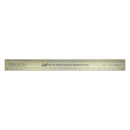 Excel Deluxe Model Railroad Reference Ruler - 12-1/2