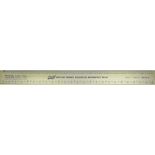 Excel Deluxe Model Railroad Reference Ruler - 12-1/2