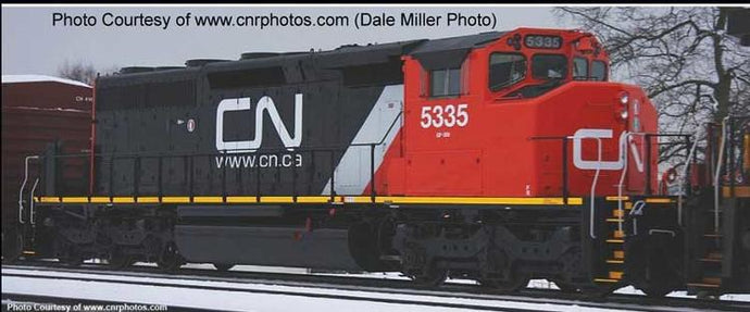 Bowser Executive HO GMD SD40-2W - w/DCC & Sound - Canadian National : #5335