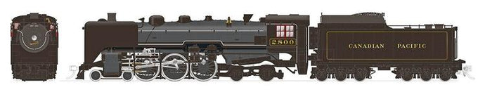 Rapido Trains HO H1b 4-6-4 Hudson (As built) - w/DCC & Sound - Canadian Pacific : Unnumbered