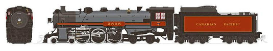 Rapido Trains HO H1a 4-6-4 Hudson (World's Greatest Travel System) - w/DCC & Sound - Canadian Pacific : #2808