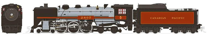 Rapido Trains HO H1a 4-6-4 Hudson (Beaver Shield) - w/DCC & Sound - Canadian Pacific : #2809