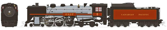 Rapido Trains HO H1a 4-6-4 Hudson (Beaver Shield) - w/DCC & Sound - Canadian Pacific : #2807