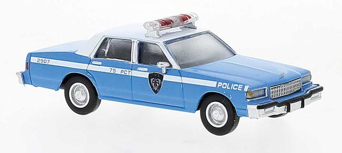 Brekina HO 1987 Chevrolet Caprice Sedan - New York Police Department - 75th Precinct #2907