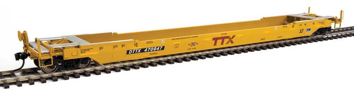 Walthers Proto HO  Gunderson Rebuilt All-Purpose 53' Well Car :  DTTX #470847