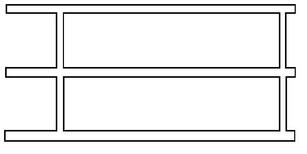 Plastruct Styrene - Handrails pkg(2) - 7/16 x 6