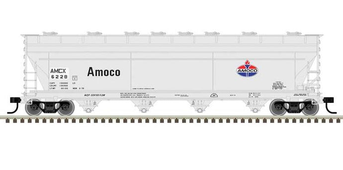 Atlas Master Plus Line HO ACF 5250 Centerflow Covered Hopper - AMOCO / AMCX : #6221