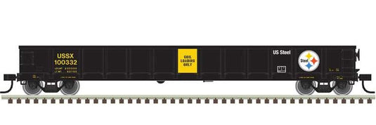 Atlas Trainman HO Evans 52' Gondola - US Steel : #100354