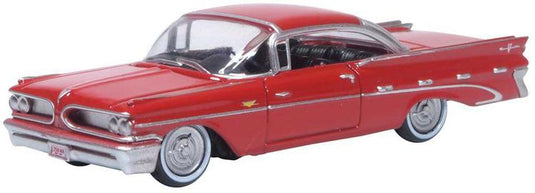 Oxford Diecast HO P1959 Pontiac Bonneville - Mandalay Red