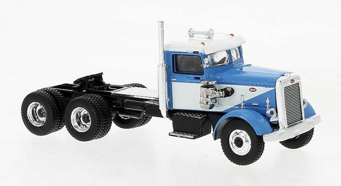 Brekina HO 1955 Peterbilt 281 Tractor - Blue, White