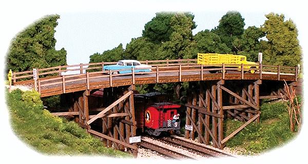 Monroe Models HO  Country Road Bridge - Kit