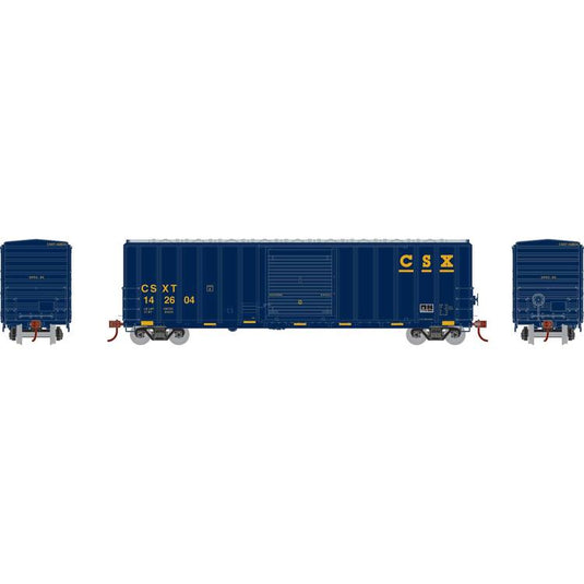 Athearn Ready To Roll HO 50' FMC 5347 Boxcar, CSXT : #142604