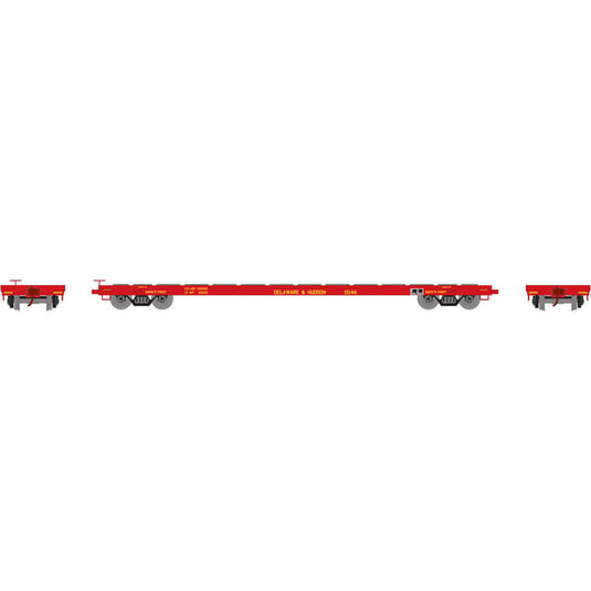 Athearn Ready To Roll HO 60' Flatcar, D&H : #16144