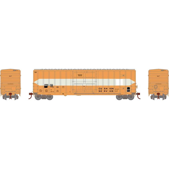 Athearn Ready To Roll HO FMC 5327 12' Plug Door Box, QGRY : #77101