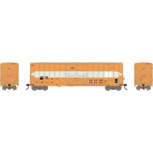 Athearn Ready To Roll HO FMC 5327 12' Plug Door Box, QGRY : #77115