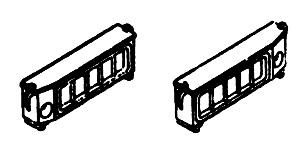 Details West HO Auxiliary Numberboards for Switchers pkg(2) - Electro-Motive Division