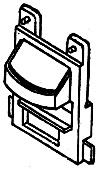 Details West HO Diesel Parts -- Coupler Buffer Plate pkg(2)